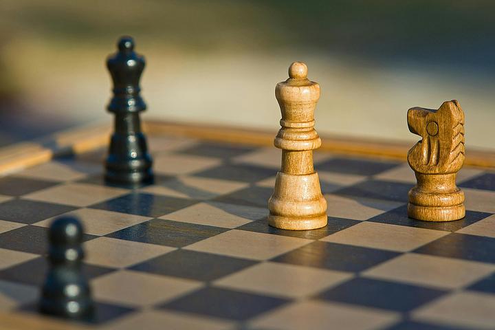 Players competing in a Guyana Chess Federation Grand Prix tournament.